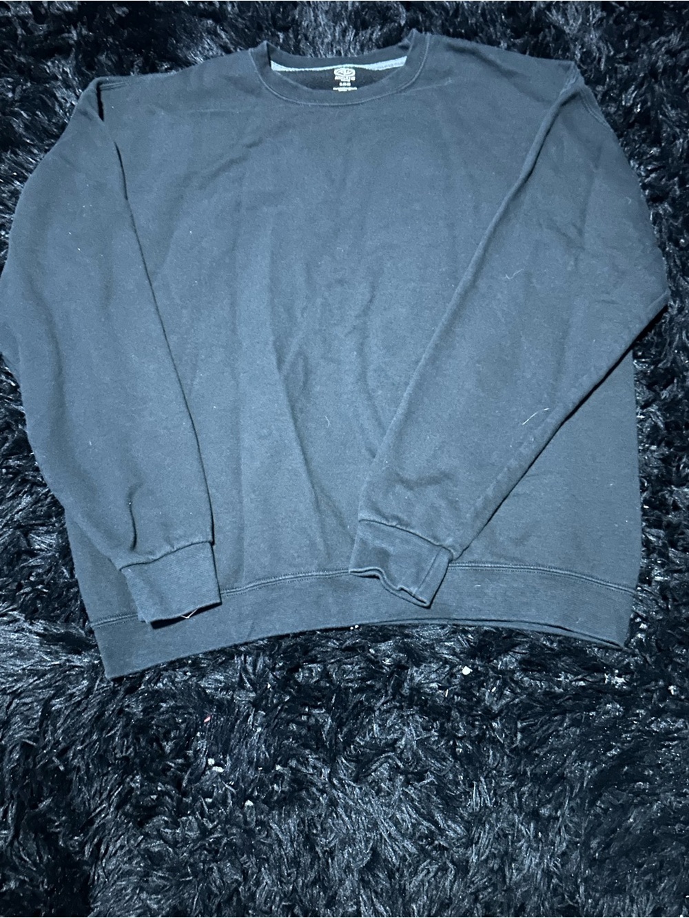 Athletic Works Black Crewneck Sweater
